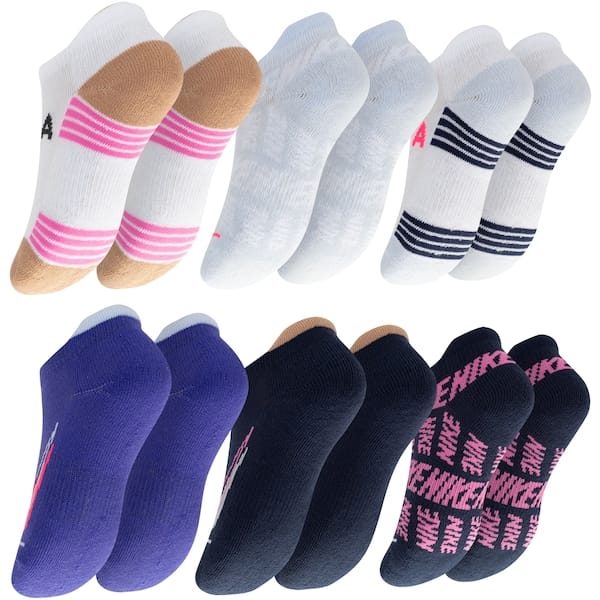 Vista 2 Kit de Meias Nike Block Pull On Infantil com 6 Pares Nike AZUL ESC/AZUL