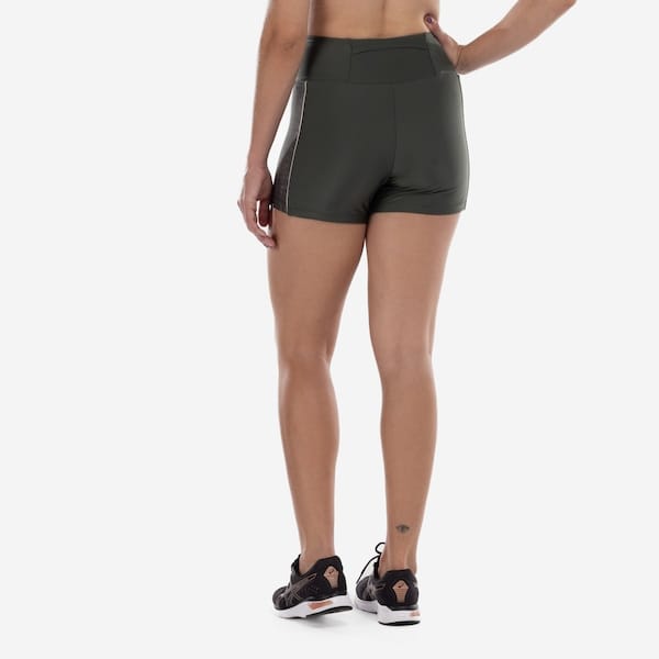 Vista 2 Bermuda Feminina ASICS Shibori Recortes ASICS VERDE