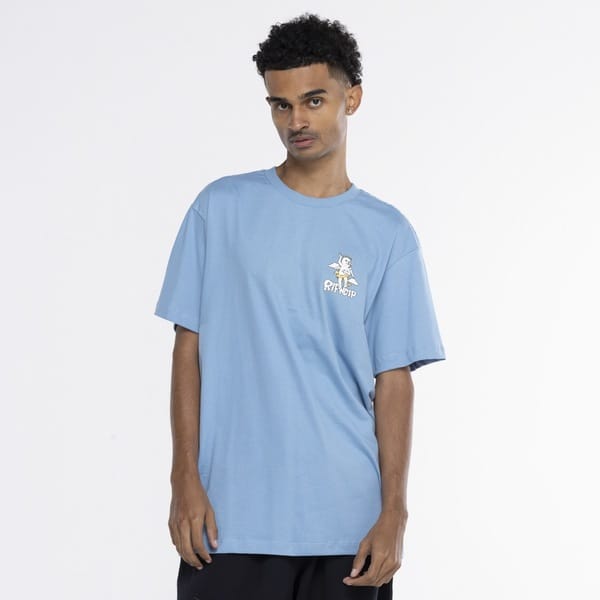 Vista 2 Camiseta Ripndip Manga Curta Bad Influence 2296 AZUL CLARO