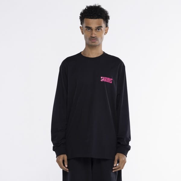 Vista 2 Camiseta Ripndip Manga Longa Shroom Diet 2296 PRETO