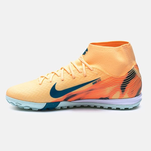 Vista 2 Chuteira Society Nike Zoom Superfly 10 Academy Adulto Nike LARANJA/AZUL