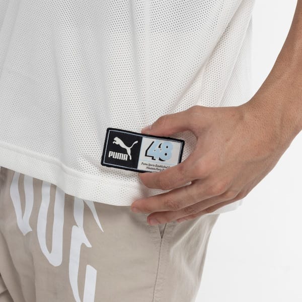Vista 2 Camiseta Puma Manga Curta Team Sports Jersey Puma BRANCO