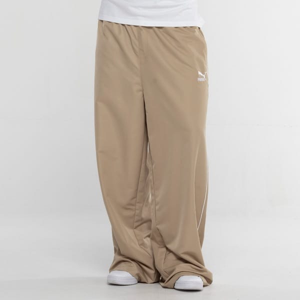Vista 2 Calça Puma T7 Relaxed Trackpant Puma BEGE