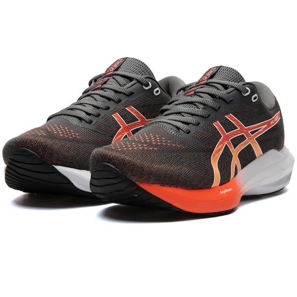 Vista 2 Tênis ASICS Gel-Nagoya 7 Feminino ASICS CINZA ESC/LARANJA