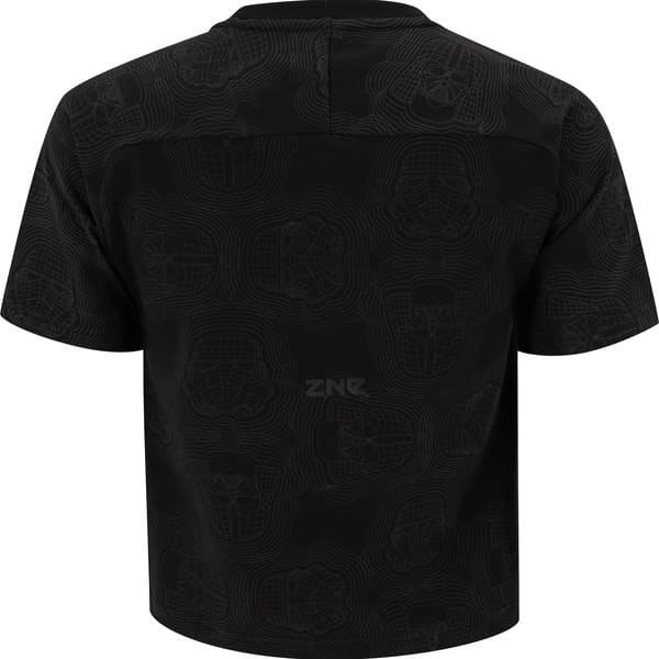Vista 2 Camiseta Juvenil adidas Manga Curta Star Wars ZNE Adidas PRETO/CINZA