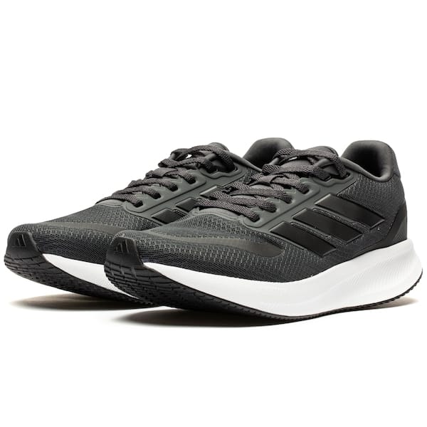 Vista 2 Tênis adidas Runfalcon 5 Masculino Adidas CINZA ESCURO/PRETO