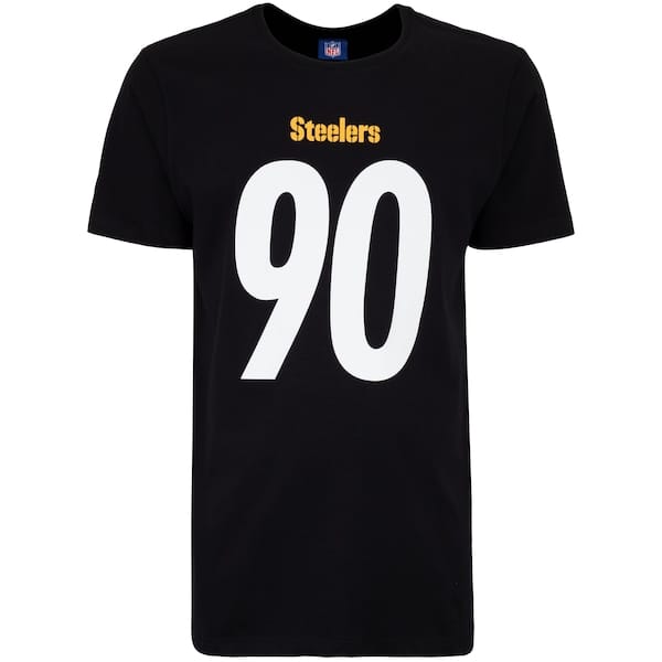 Camiseta do Pittsburgh Steelers NFL Masculina Player Watt NF019