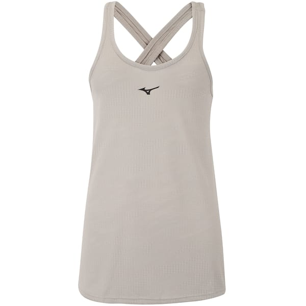 Vista principal Camiseta Regata Feminina Mizuno Soul Fit 5F Mizuno CINZA CLARO