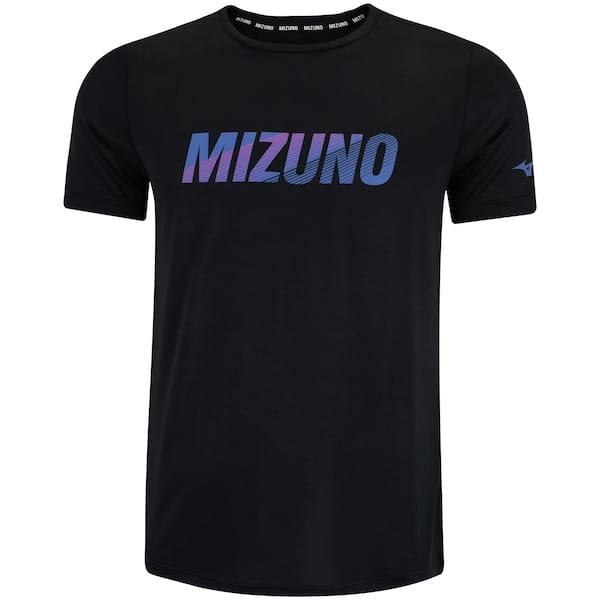Vista principal Camiseta Mizuno Energy Stamp Masculina Mizuno PRETO