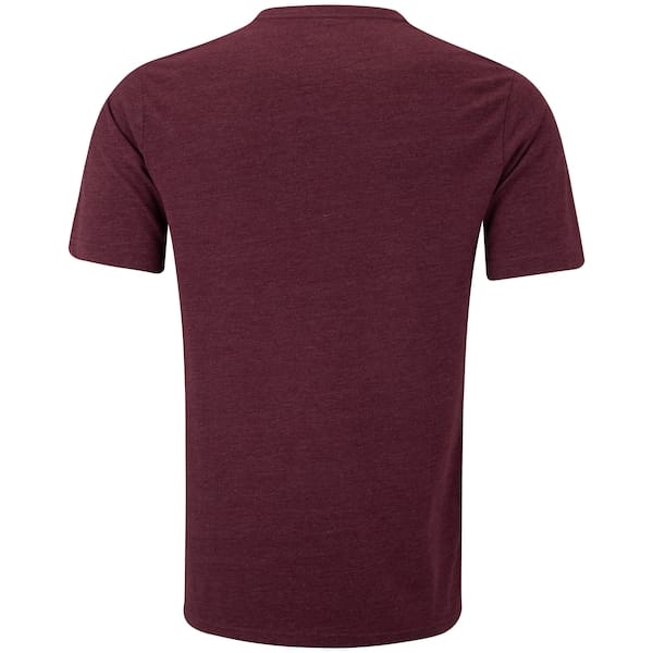 Vista 2 Camiseta Masculina Mizuno Manga Curta Lifestyle Mizuno VINHO/VERMELHO