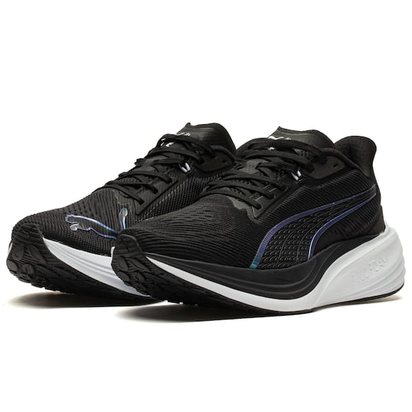 Vista 2 Tênis Puma Darter Pro Iridescent Feminino Puma PRETO