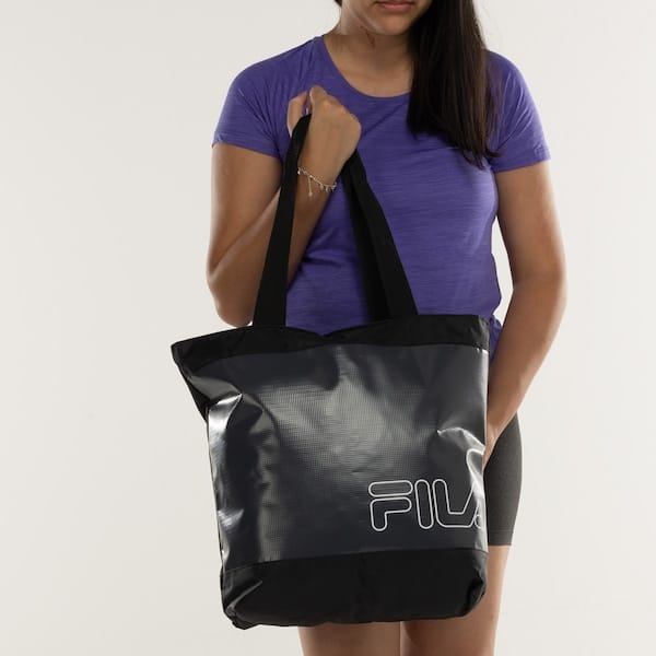 Vista 2 Bolsa de Ombro Fila Active Tote 31 Litros Fila PRETO/AZUL ESC