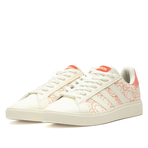 Vista 2 Tênis adidas Grand Court Base 2.0 Masculino Adidas BRANCO/VERMELHO