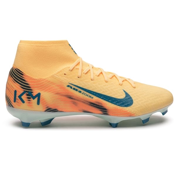 Vista principal Chuteira de Campo Adulto Nike Air Zoom Mercurial Superfly 10 Academy Mbappé Nike LARANJA/AZUL