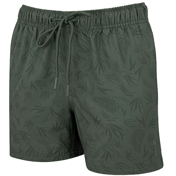 Vista principal Bermuda Infantil Oxer Swim Estampada Oxer VERDE ESCURO