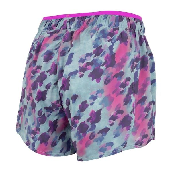 Vista 2 Short Feminino Oxer Ever Prin Animal Color Calção Interno Oxer VERDE CLA/ROXO