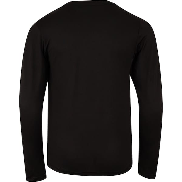 Vista 2 Camiseta Infantil Adams com Manga Longa Compressão Proteção UV Refletivo Adams PRETO