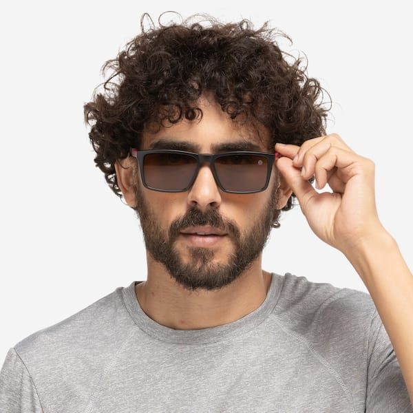 Óculos Oxer Haste Emborrachada Polarizado Lente Fumê - 2