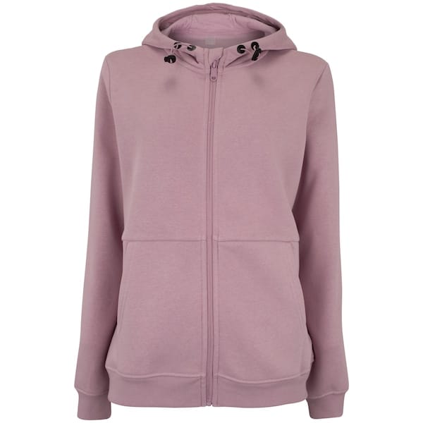 Vista principal Jaqueta de Moletom Feminina Oxer com Capuz Bex Selado Oxer ROSA CLARO