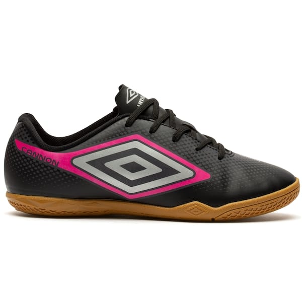 Vista principal Chuteira Futsal Umbro Cannon Adulto Umbro PRETO/CINZA