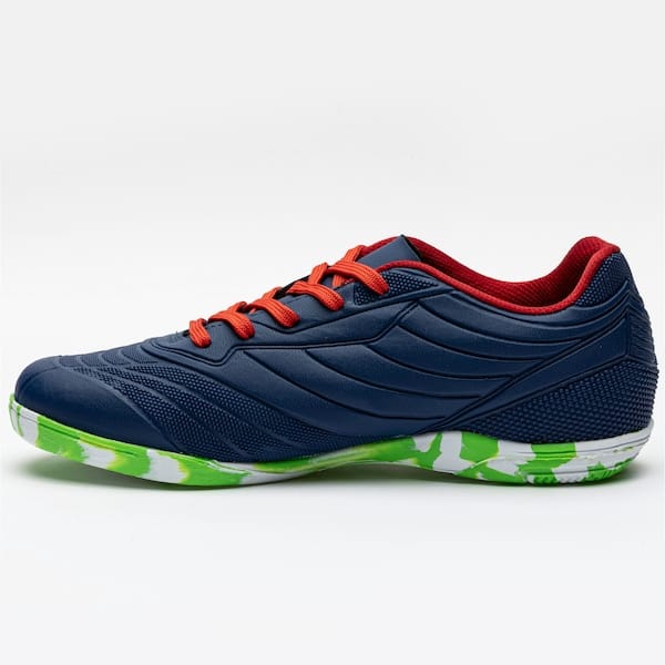 Vista 2 Chuteira Futsal Penalty Matis Kids XXI Júnior Penalty AZUL/VERDE