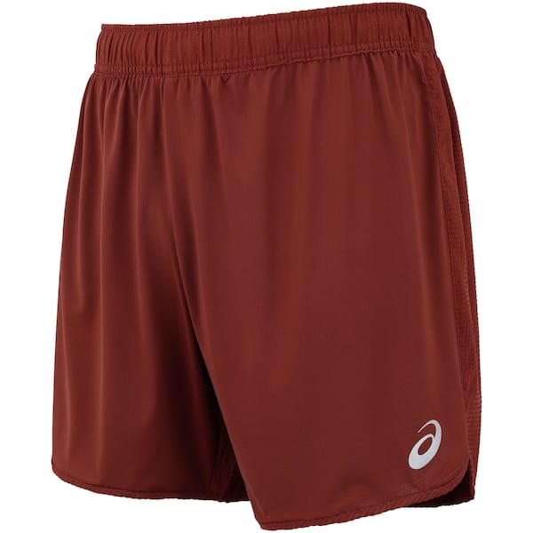 Vista principal Bermuda Masculina ASICS 5 Pinstripe 2 em 1 Bolso Interno ASICS VINHO