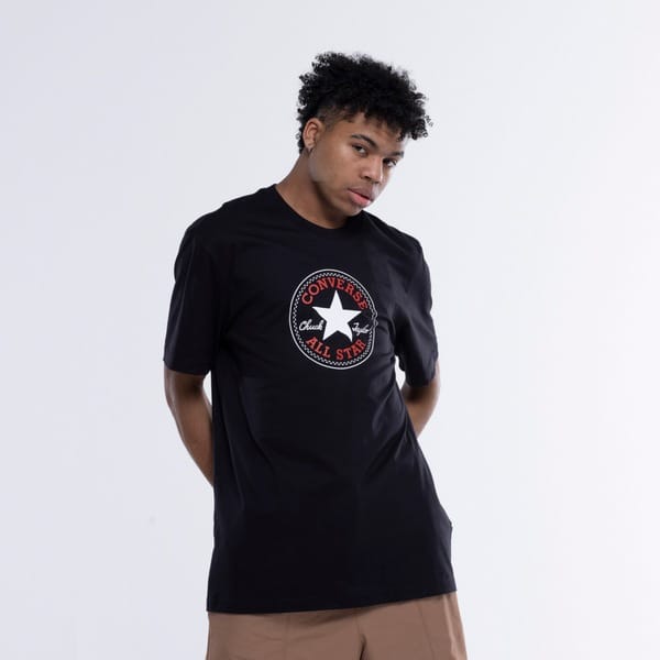 Vista 2 Camiseta Converse Manga Curta Goto Star Che Converse PRETO