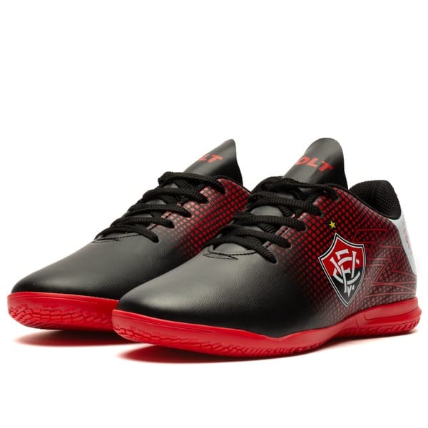 Vista 2 Chuteira Futsal Volt Vitória Ecv 90010 Infantil Volt PRETO