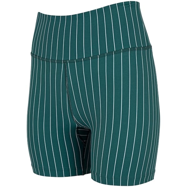Vista principal Bermuda Feminina Fila Future Sports Pinstripes Flow Fila VERDE ESCURO