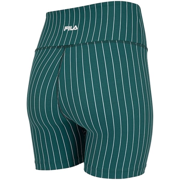 Vista 2 Bermuda Feminina Fila Future Sports Pinstripes Flow Fila VERDE ESCURO
