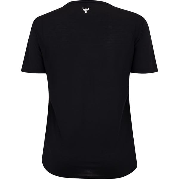 Vista 2 Camiseta Feminina Under Armour Project Rock Completer Deep Under Armour PRETO