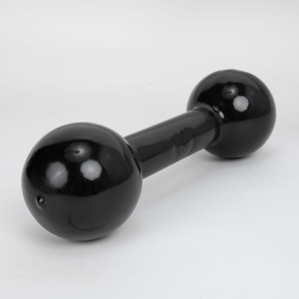 Vista 2 Halter Oxer Emborrachado - 5 Kg Oxer PRETO