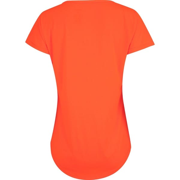 Vista 2 Camiseta Feminina Vestem Manga Curta Boulder Dry Fit Vestem LARANJA ESCURO