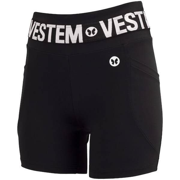 Vista principal Bermuda Feminina Vestem Maggie Vestem PRETO