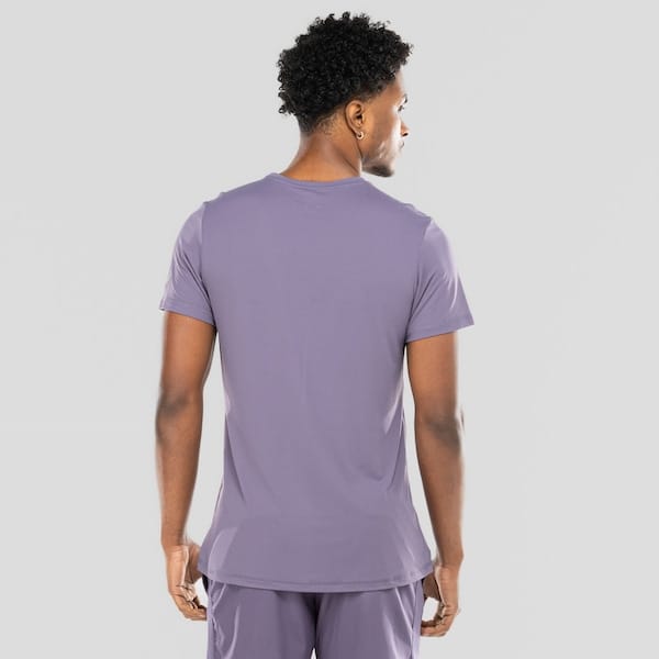 Vista 2 Camiseta Masculina ASICS Manga Curta Estampa Crepe ASICS ROXO