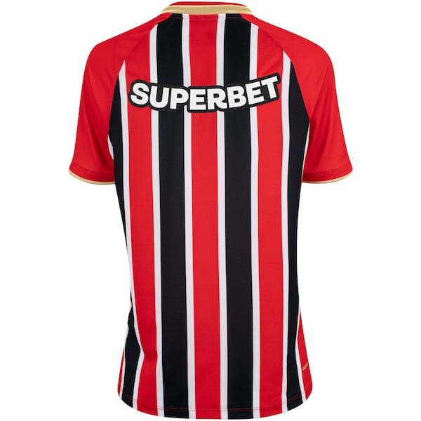 Vista 2 Camisa do São Paulo II 25 New Balance Feminina Torcedora New Balance BRANCO/VERMELHO