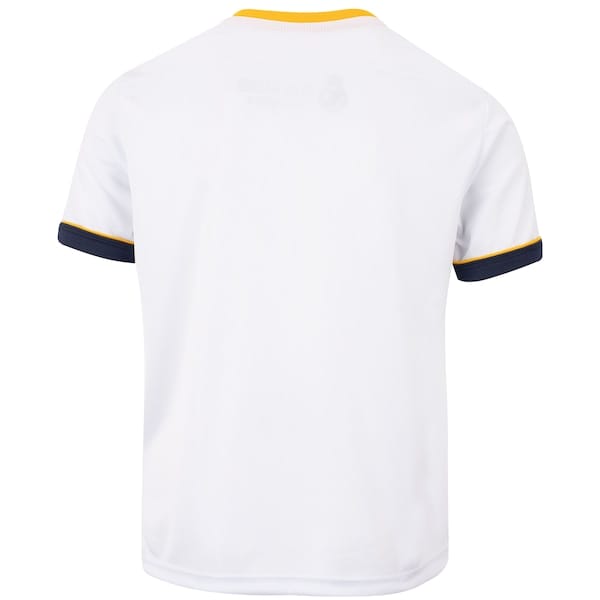 Vista 2 Camiseta do Real Madrid Braziline Infantil Coroa braziline BRANCO