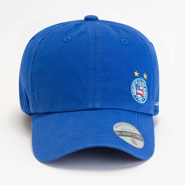 Vista 2 Boné do Bahia Aba Curva Supercap Snapback Bordado Adulto Super Cap AZUL
