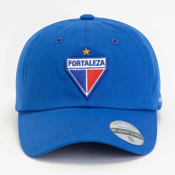 Vista 2 Boné do Fortaleza Aba Curva Supercap Snapback Adulto Super Cap AZUL ESCURO
