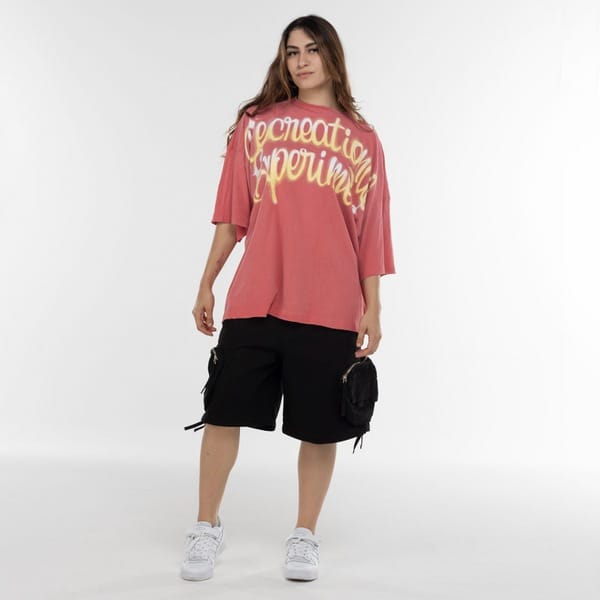 Vista 2 Camiseta Piet Manga Curta Recreational Air Brush SUP Piet ROSA