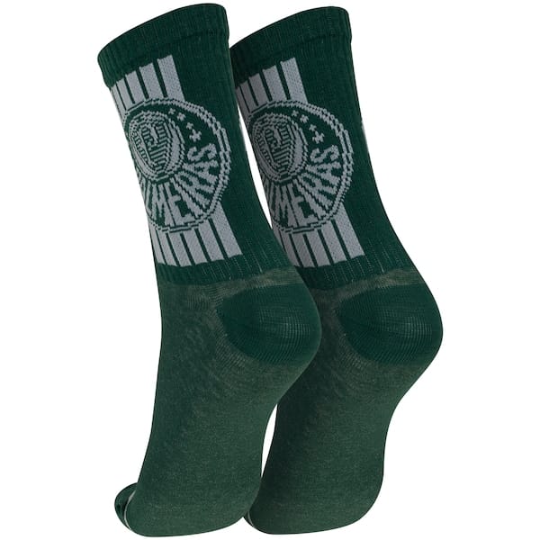 Vista 2 Meia Cano Alto do Palmeiras Rikam Tamanho 38-43 Adulto Rikam VERDE