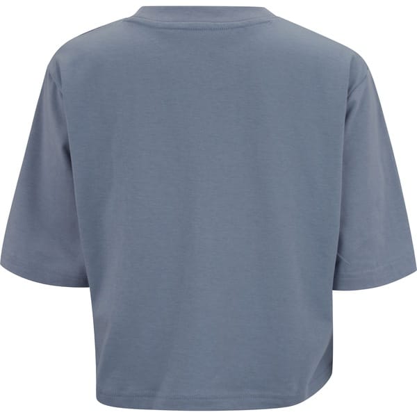 Vista 2 Blusa Cropped Feminina New Balance Heritage New Balance AZUL