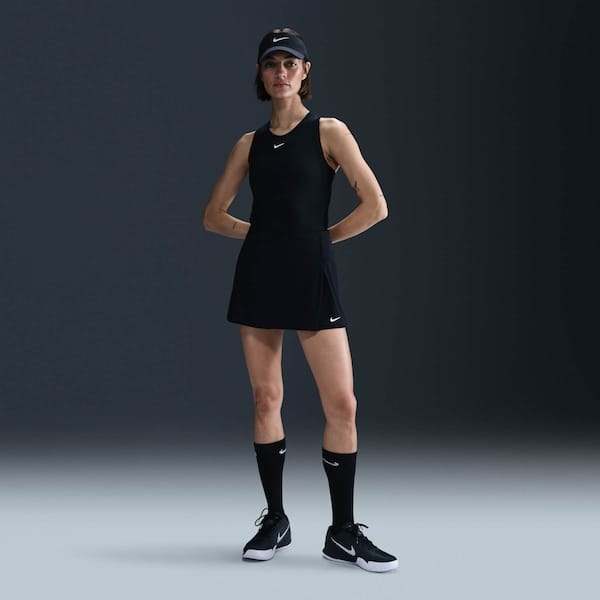 Vista 2 Short-Saia Nike Dri-FIT Victory Skirt Standard Adulto Nike PRETO