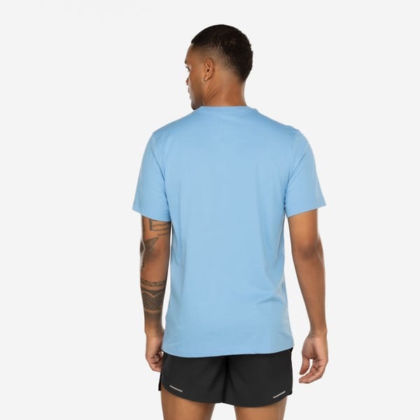 Vista 2 Camiseta Masculina Nike Manga Curta Sportswear 6MO Just Do It Nike AZUL