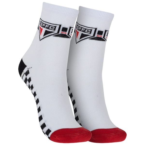 Kit de Meias do São Paulo Rikam Soquete Tamanho 29 ao 33