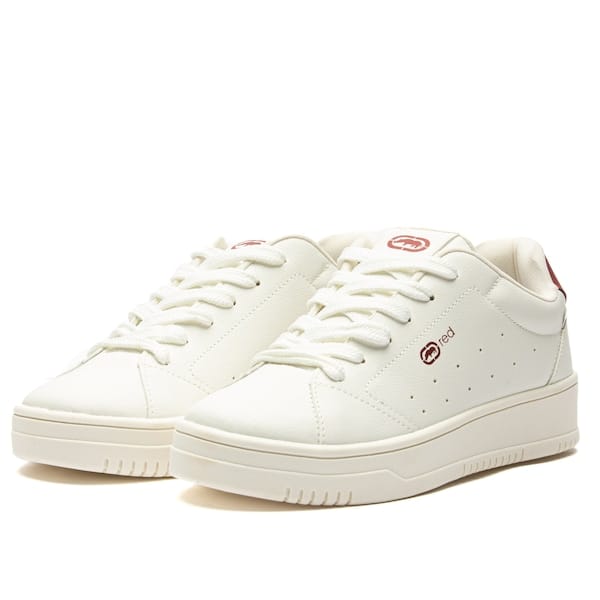 Vista 2 Tênis Ecko Atlanta Feminino Ecko BRANCO/VERMELHO