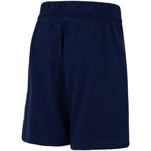 Vista 2 Bermuda Infantil adidas Big Logo Adidas AZUL ESC/BRANCO