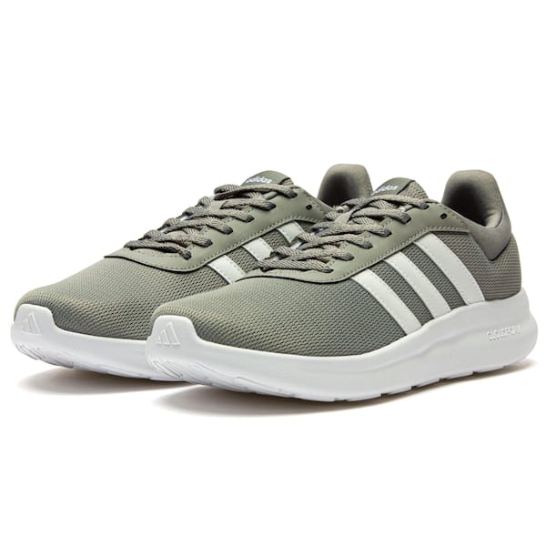 Vista 2 Tênis adidas Lite Racer 4.0 Masculino Adidas CINZA/BRANCO