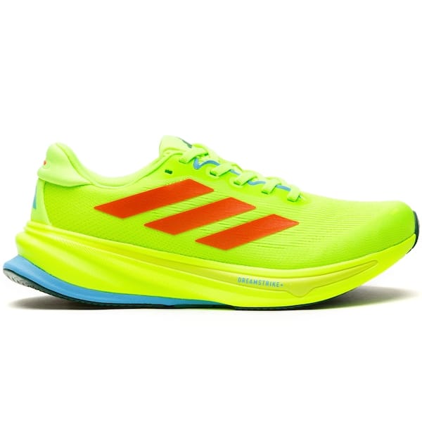 Vista principal Tênis Feminino adidas Supernova Rise 2 Rio Adidas VERDE/AZUL