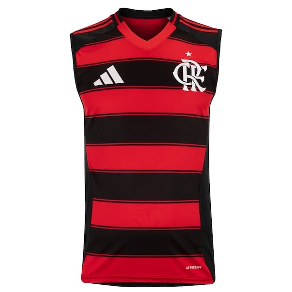 Camiseta Regata do Flamengo I 25/26 adidas Masculina